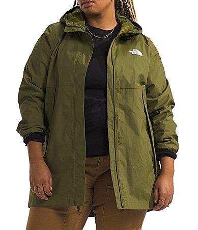 The North Face Antora Jacket (Smoked Pearl) Women's Clothing Product Image