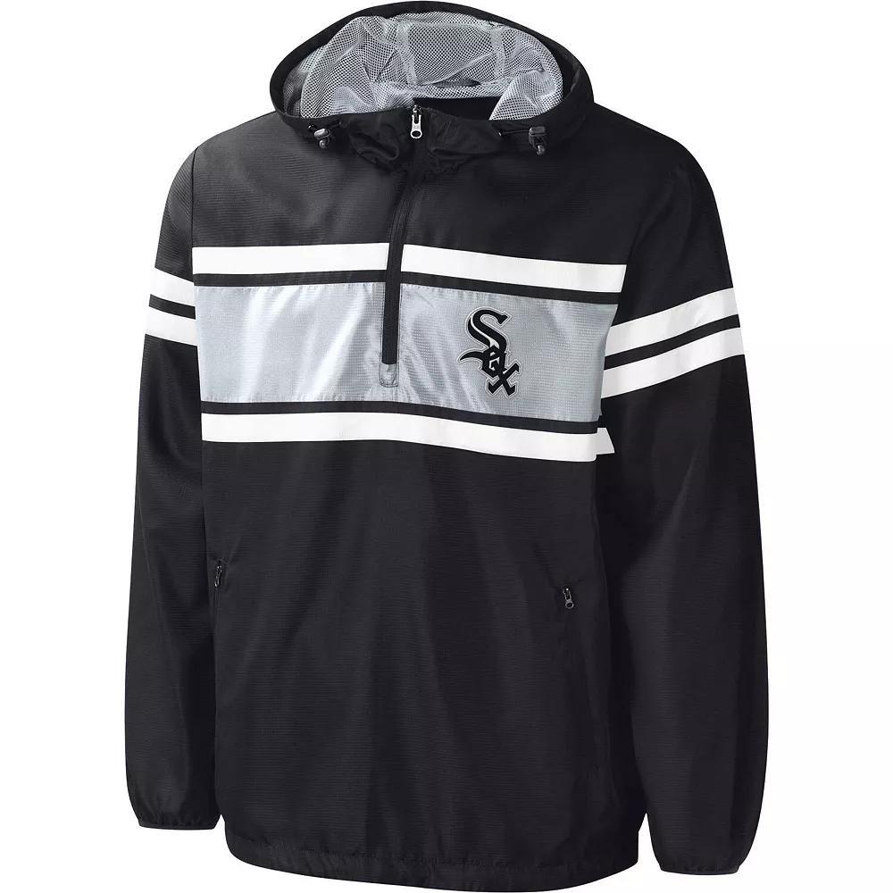 Mens G-III Sports by Carl Banks Chicago White Sox Game Score Quarter-Zip Windbreaker Product Image