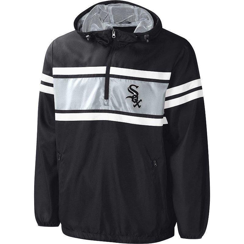 Mens G-III Sports by Carl Banks Chicago White Sox Game Score Quarter-Zip Windbreaker Product Image