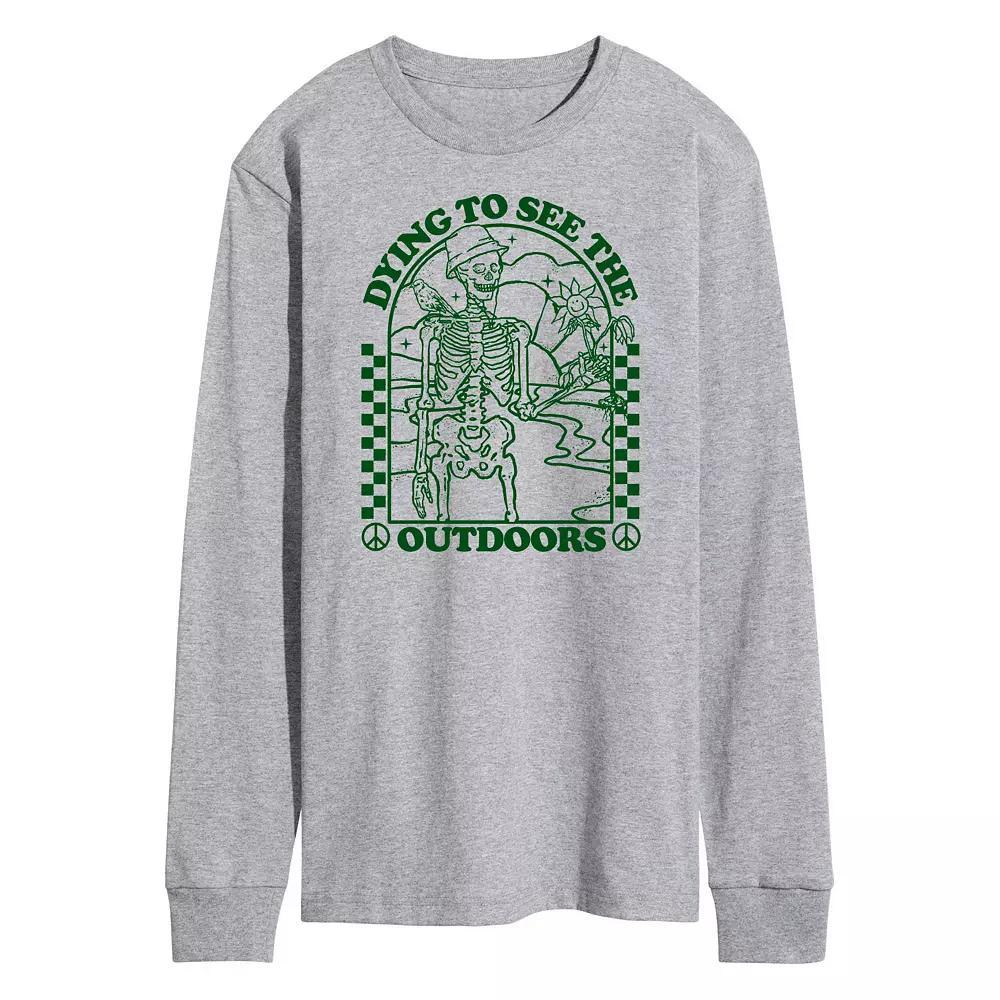 Mens Dying To See Outdoors Tee Product Image