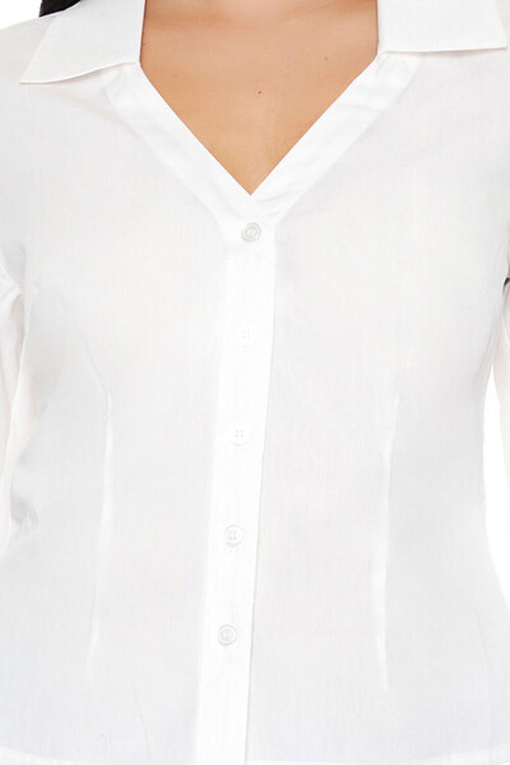 Cotton Long-Sleeve Shirt | Forever 21 Product Image