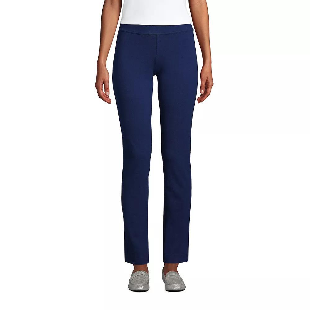 Women's Lands' End Starfish Slim-Cut Pull-On Pants, Size: Small, Evening Blue Product Image