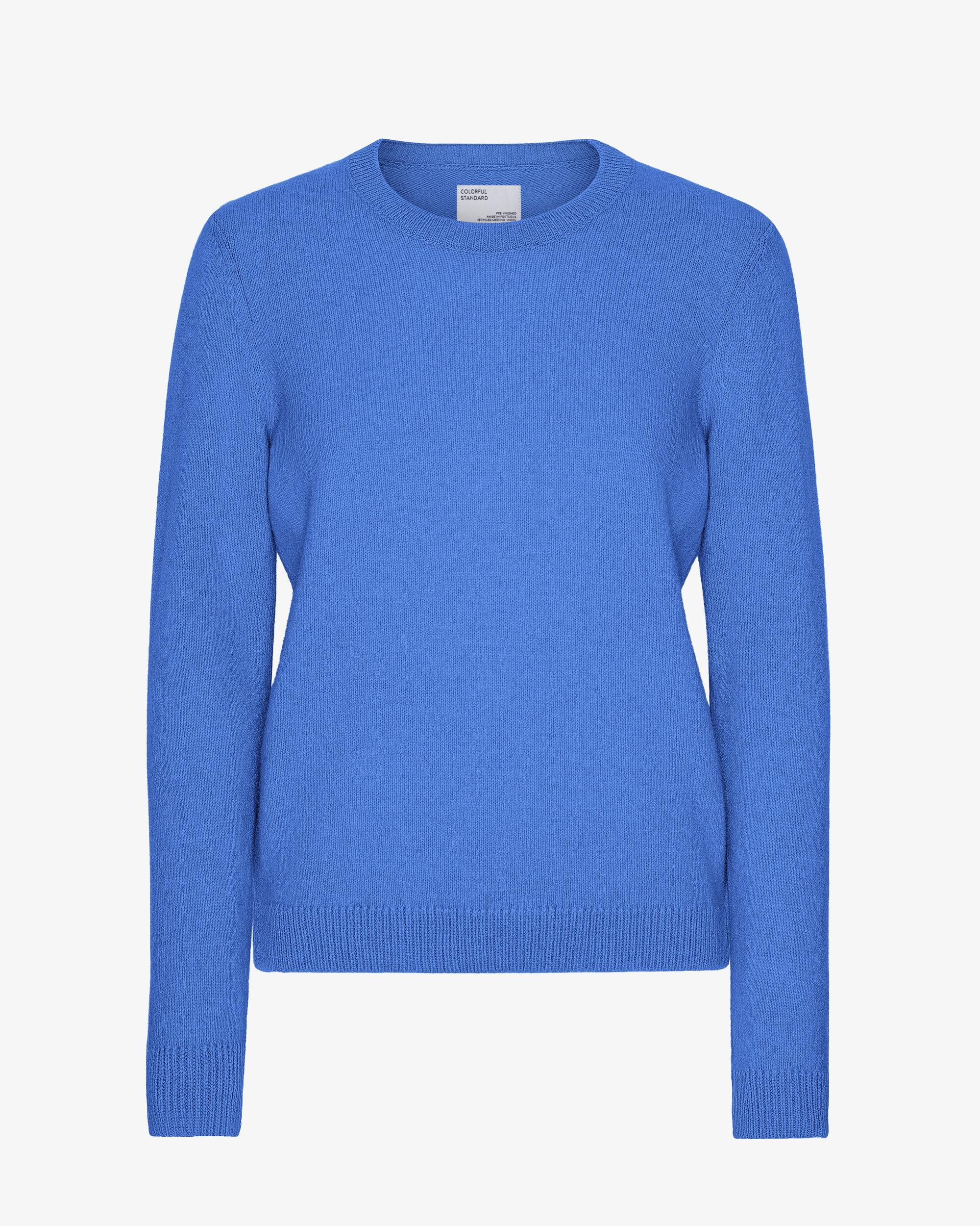 Women Classic Merino Wool Crew - Scarlet Red Product Image