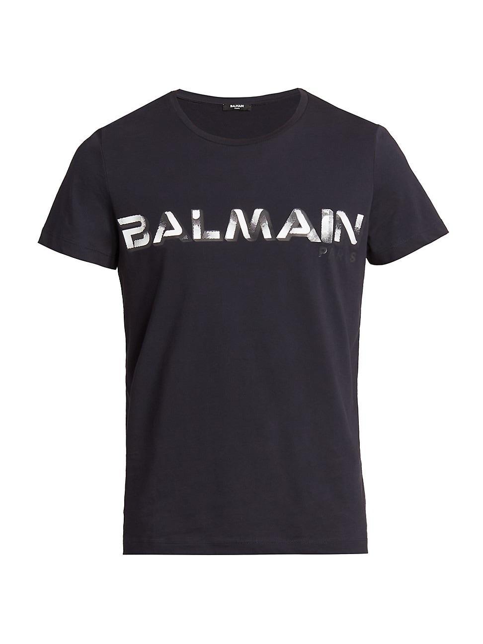 Mens Logo Printed Crewneck T-Shirt Product Image
