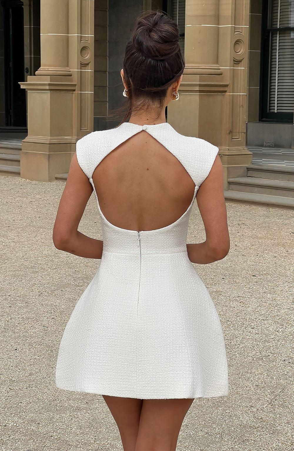 Blake Mini Dress - Ivory Product Image