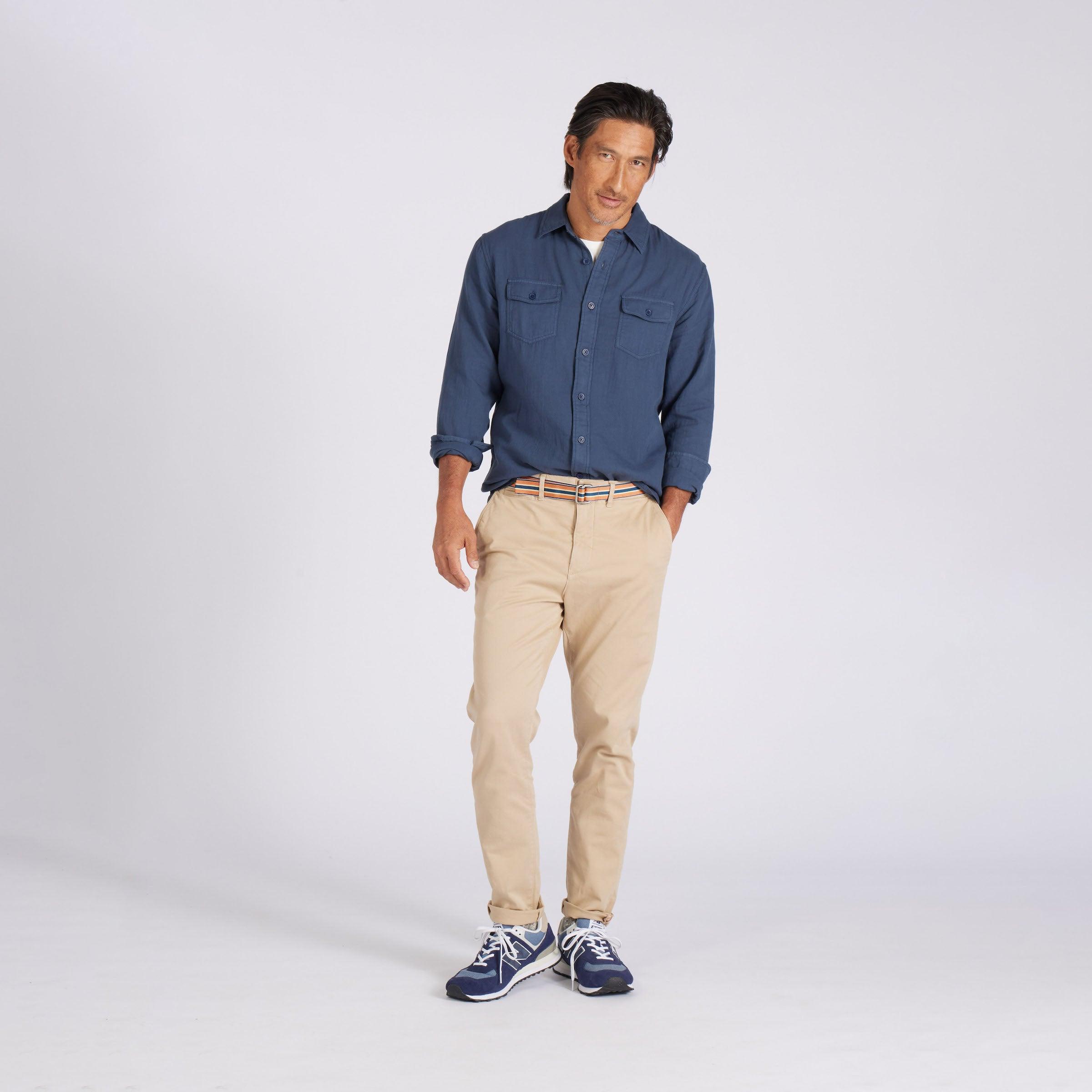 Precision Stretch Classic Fit Chino - Khaki Product Image