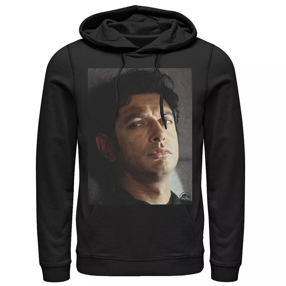 Mens Jurassic Park Jeff Goldblum Stare Graphic Pullover Hoodie Product Image