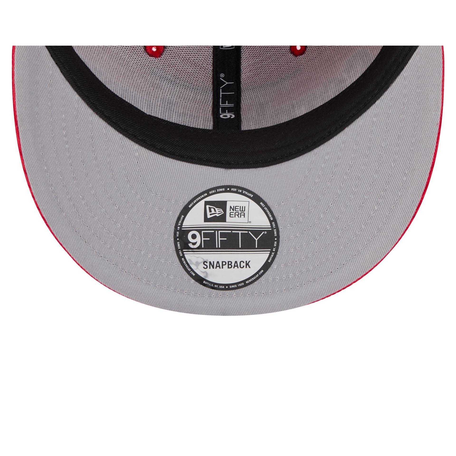 Detroit Lions Black On Black 9FIFTY Snapback Hat Male Product Image