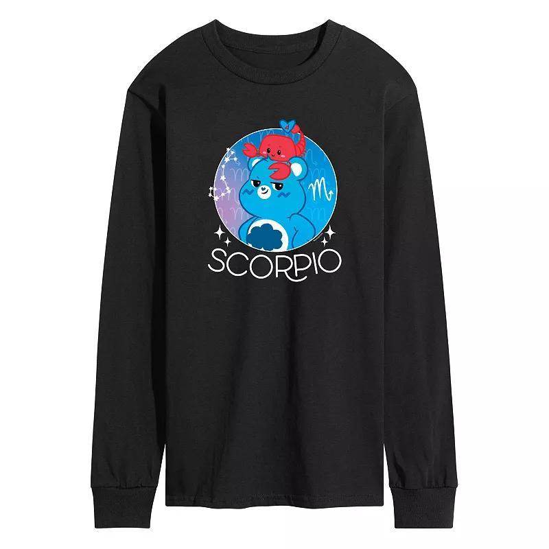 Mens Care Bears Scorpio Long Sleeve Graphic Tee Product Image
