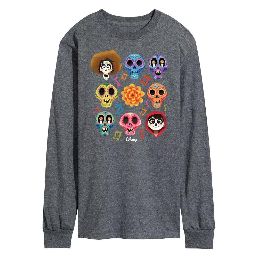 Men's Disney / Pixar's Coco Character Grid Tee, Size: Large, Blue Product Image