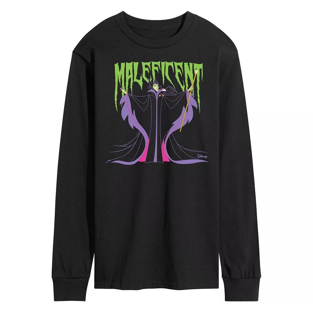 Disney Villains Mens Maleficent Long Sleeve Blue Product Image