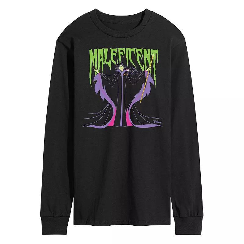 Disney Villains Mens Maleficent Long Sleeve Blue Product Image