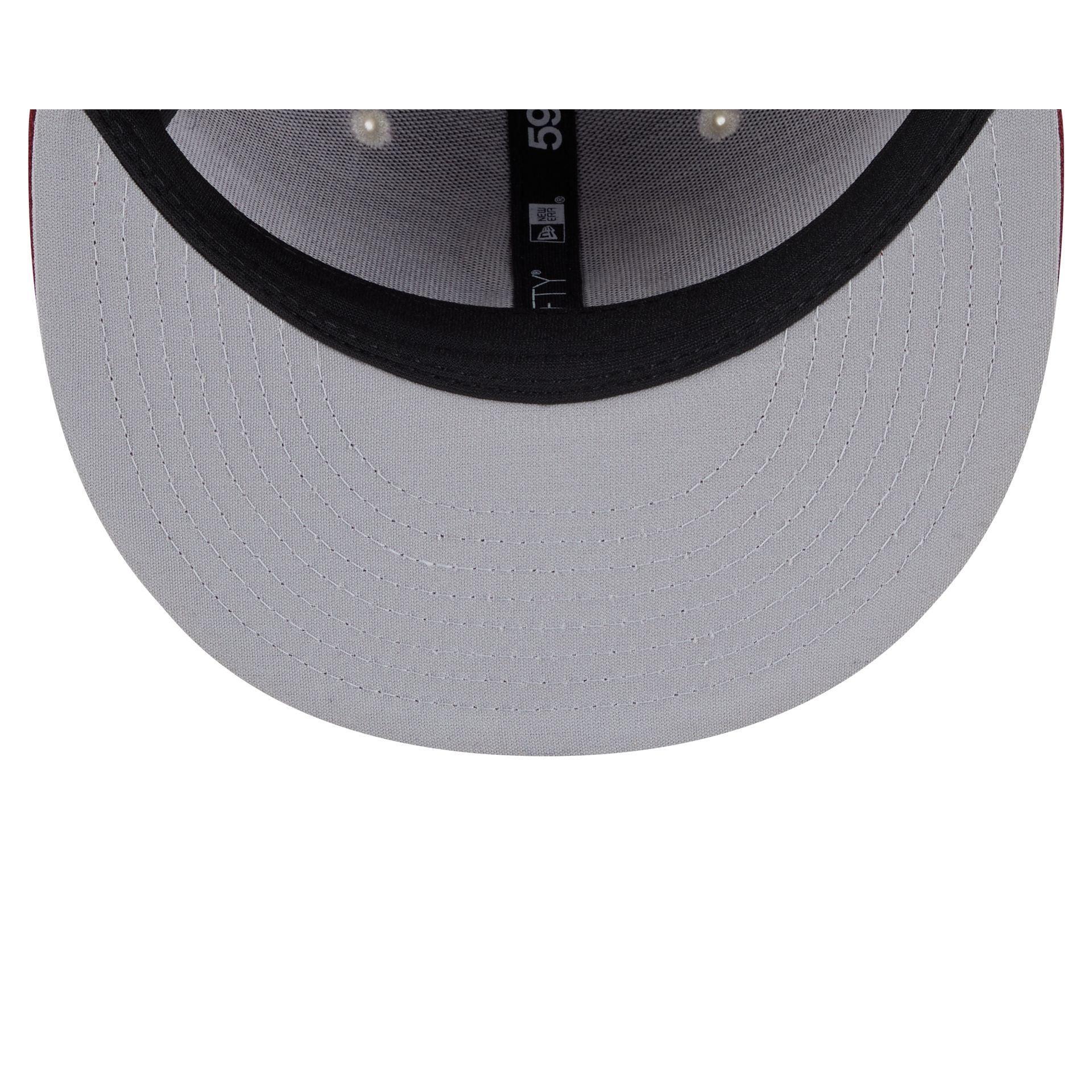 Howard Bison Black on Black 59FIFTY Fitted Hat Male Product Image