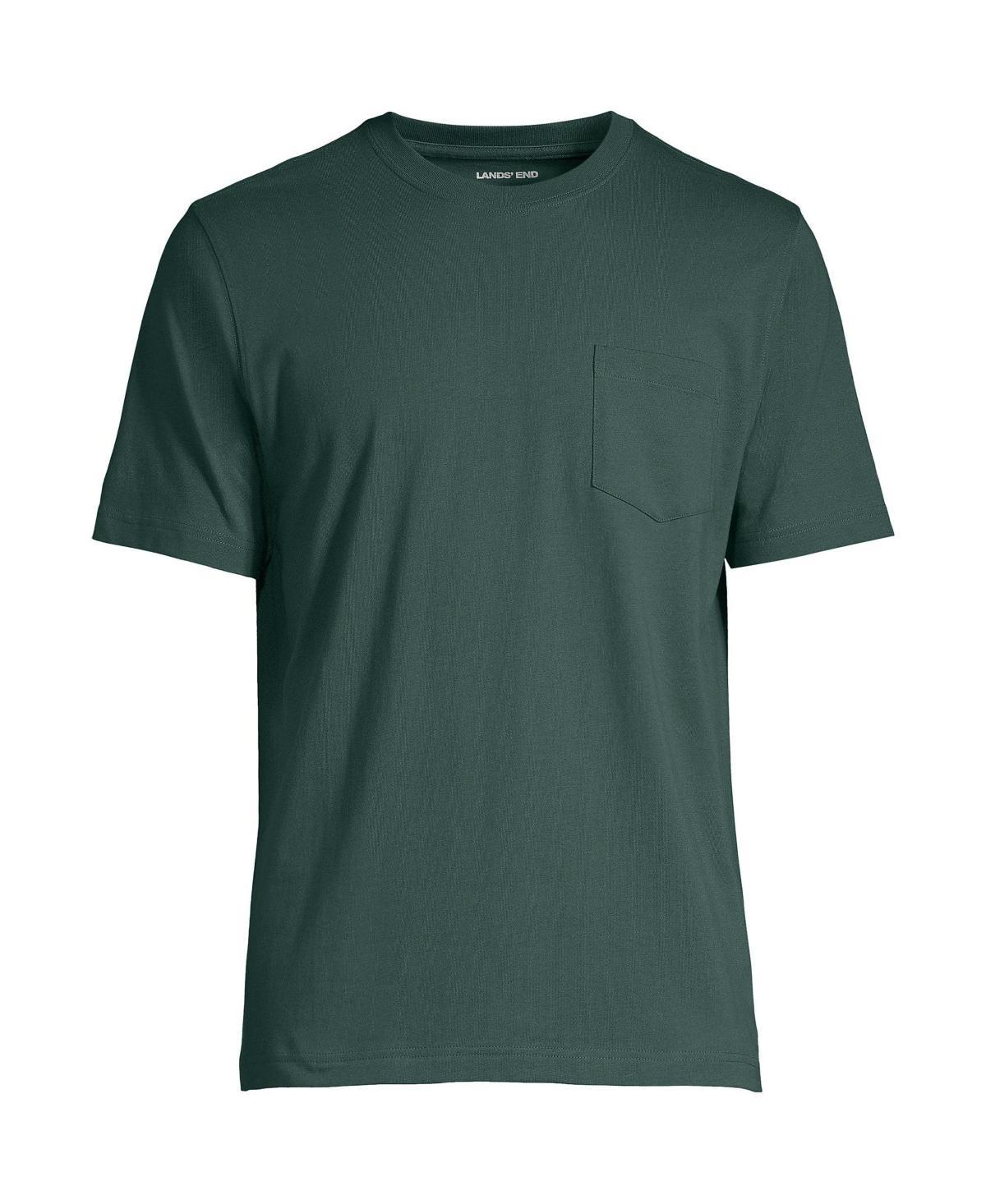 Men's Land's End Super-T Short Sleeve T-Shirt with Pocket, Size: XL, Rich Red Product Image