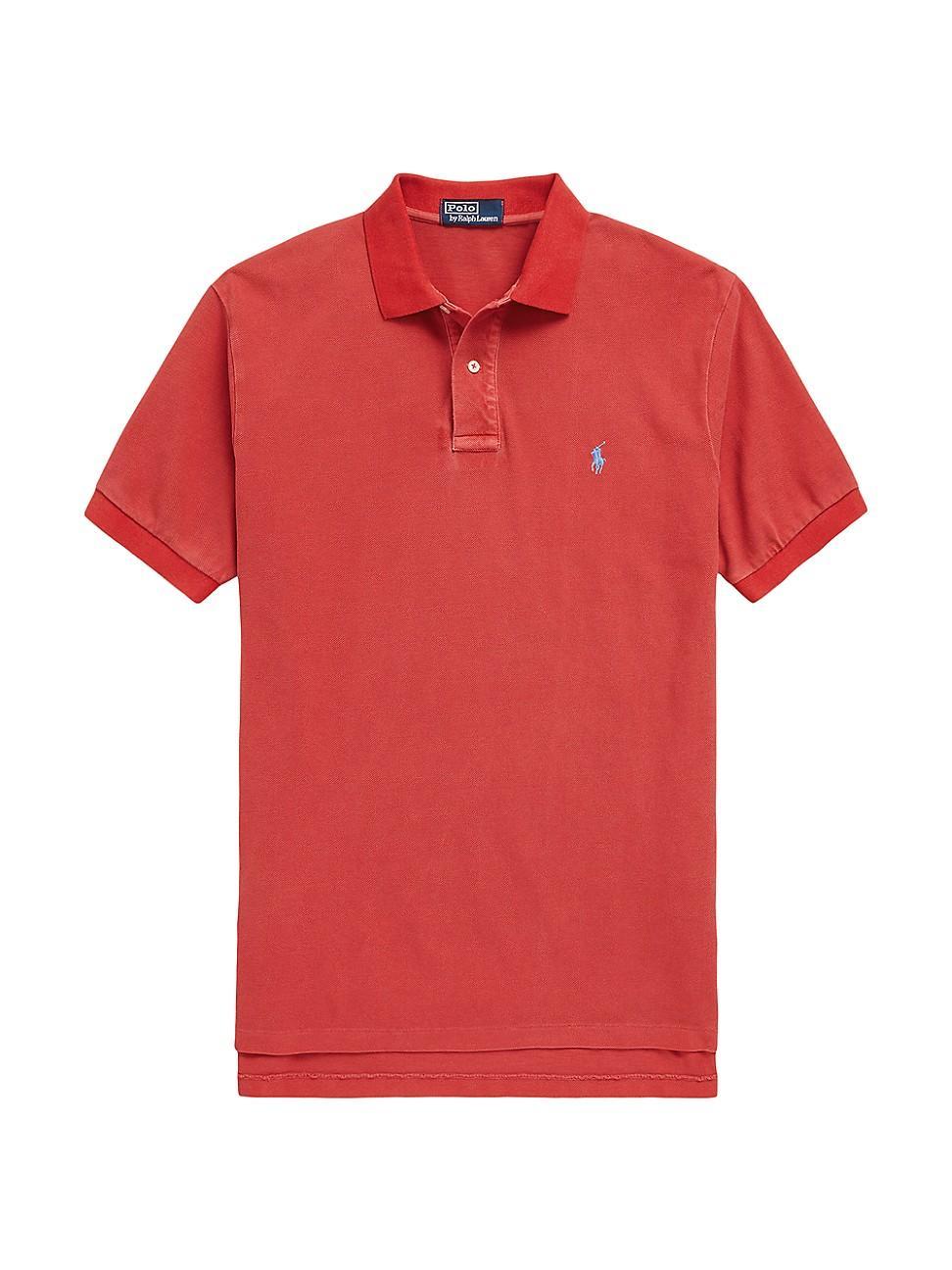 Mens Cotton Polo Shirt Product Image
