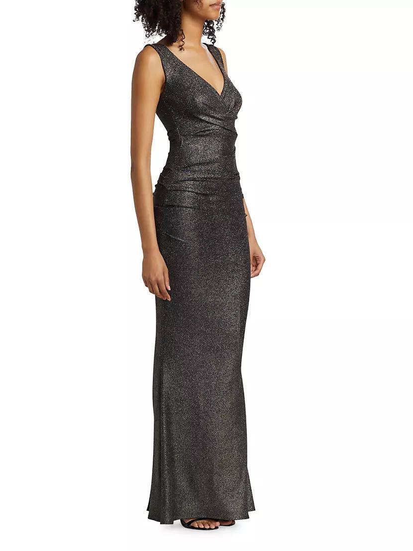 Metallic Jersey Body-Con Gown Product Image