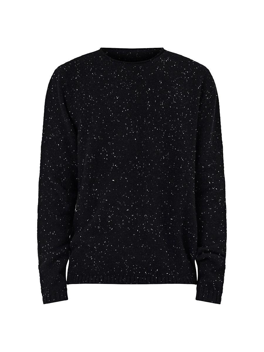 Mens Chain Knit Crewneck Sweater Product Image