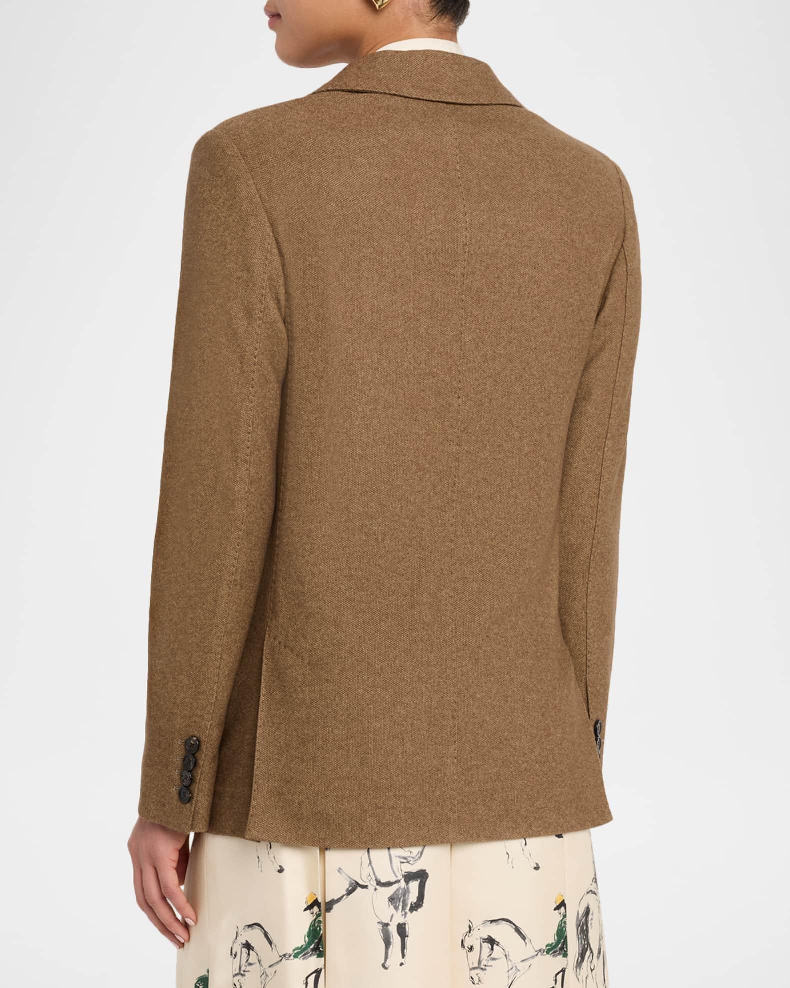 Single-Breasted Cashmere Jacket Product Image