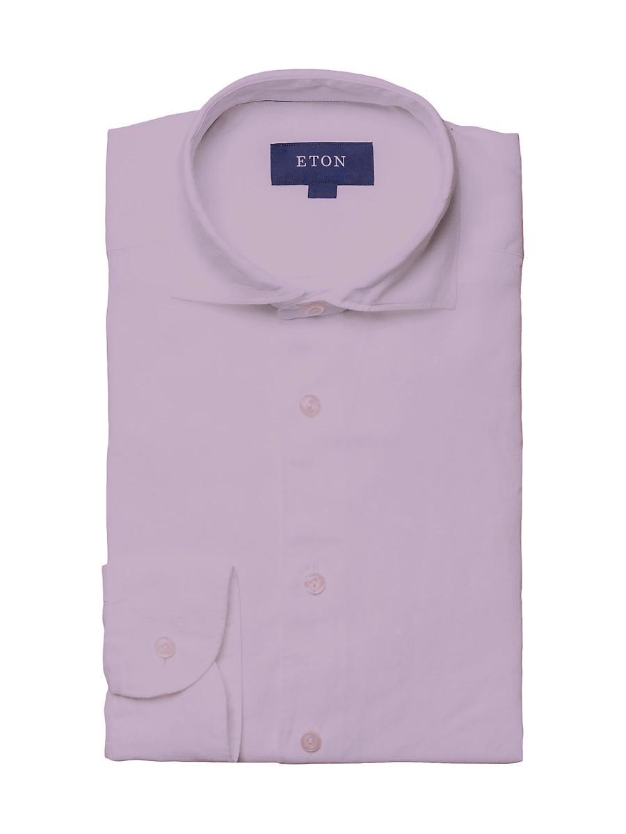 Mens Contemporary-Fit Linen Shirt Product Image