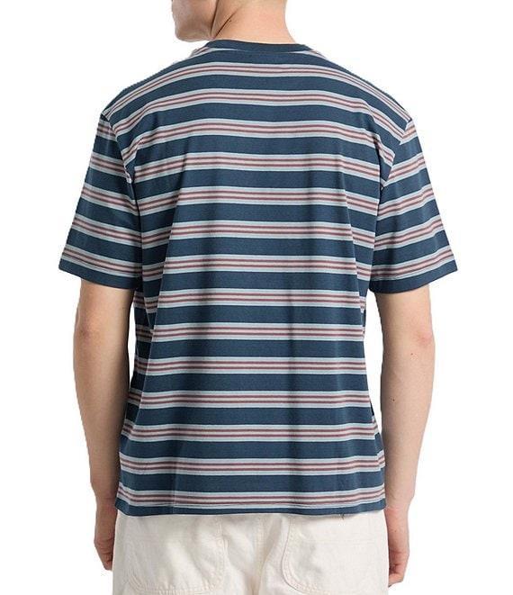 Guess Go Horizontal Stripe Short Sleeve T-Shirt Product Image