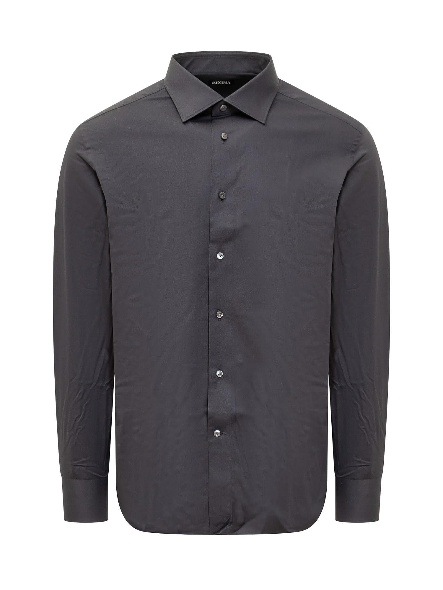 ZEGNA Shirt In Black Product Image