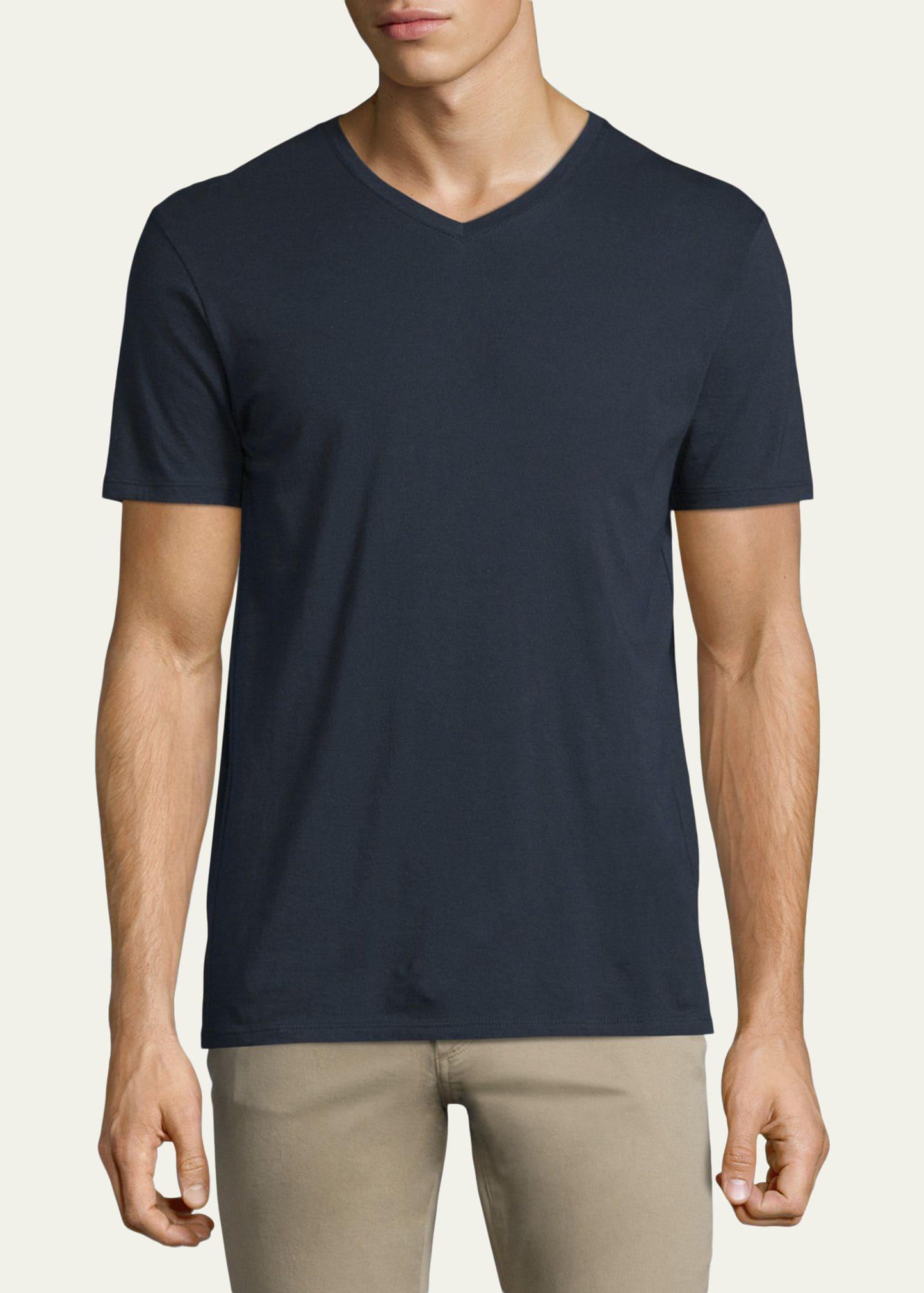 Mens Short-Sleeve V-Neck T-Shirt Product Image
