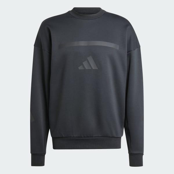 adidas New adidas Z.N.E. Sweatshirt Black XL Mens Product Image