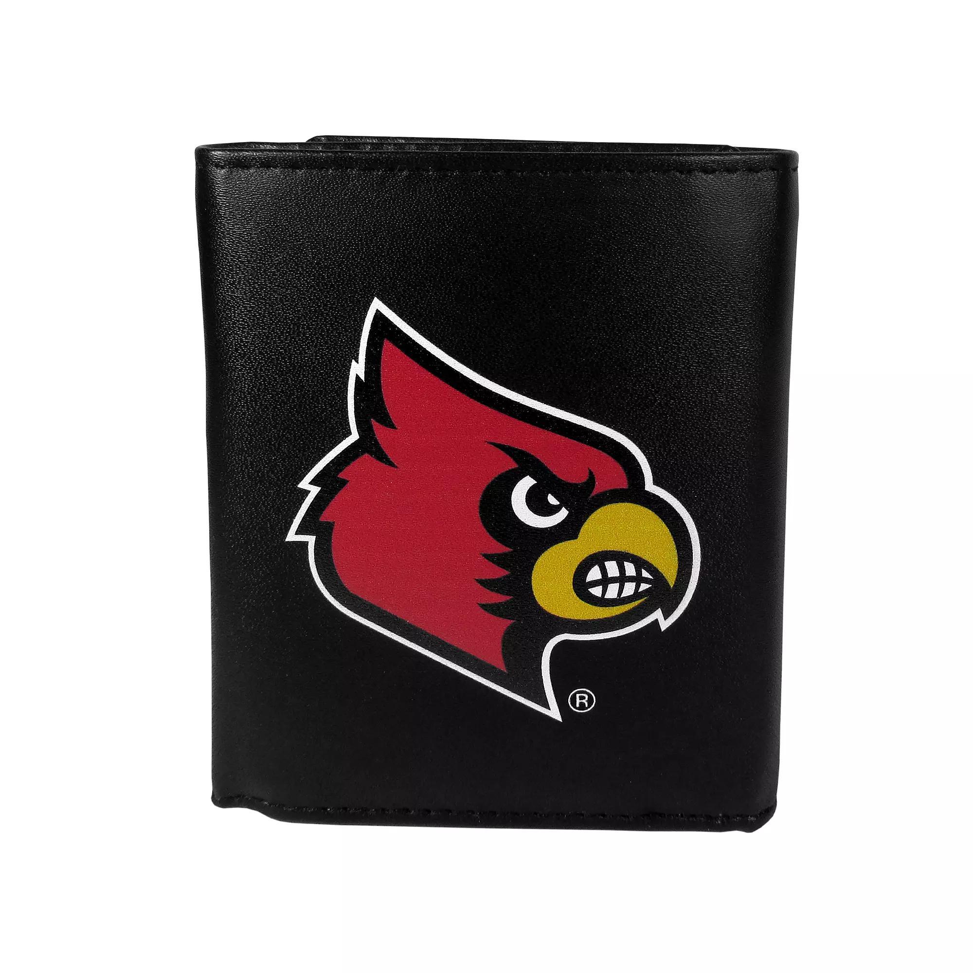 Men's Louisville Cardinals Tri-Fold Wallet, Team Product Image