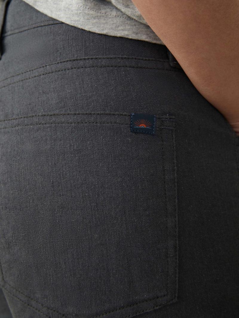 Movement™ Linen 5-Pocket Pant - Washed Black Product Image