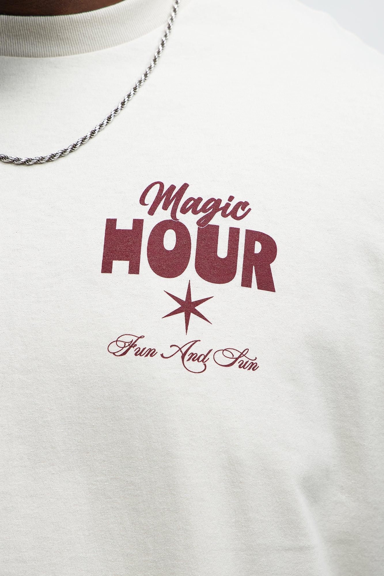 The Magic Hour Short Sleeve Tee - Natural Product Image