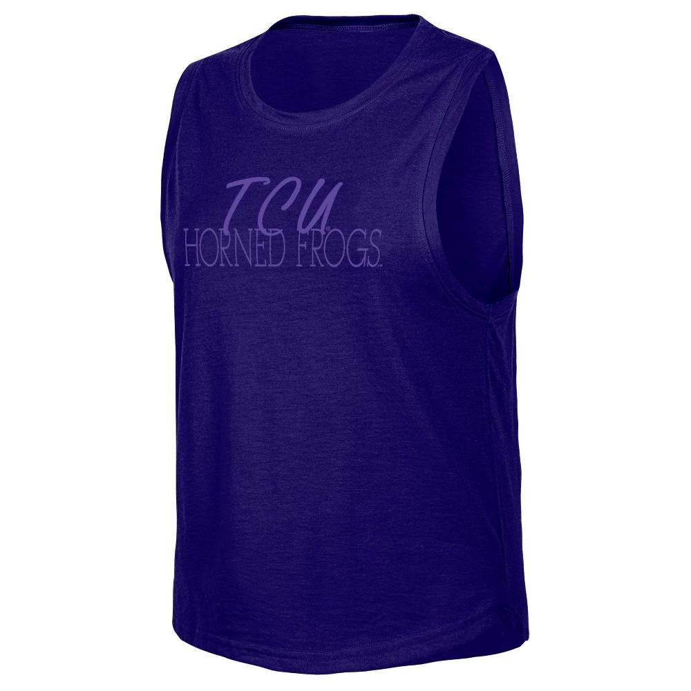 NCAA TCU Horned Frogs Womens Tonal Tank Top Product Image