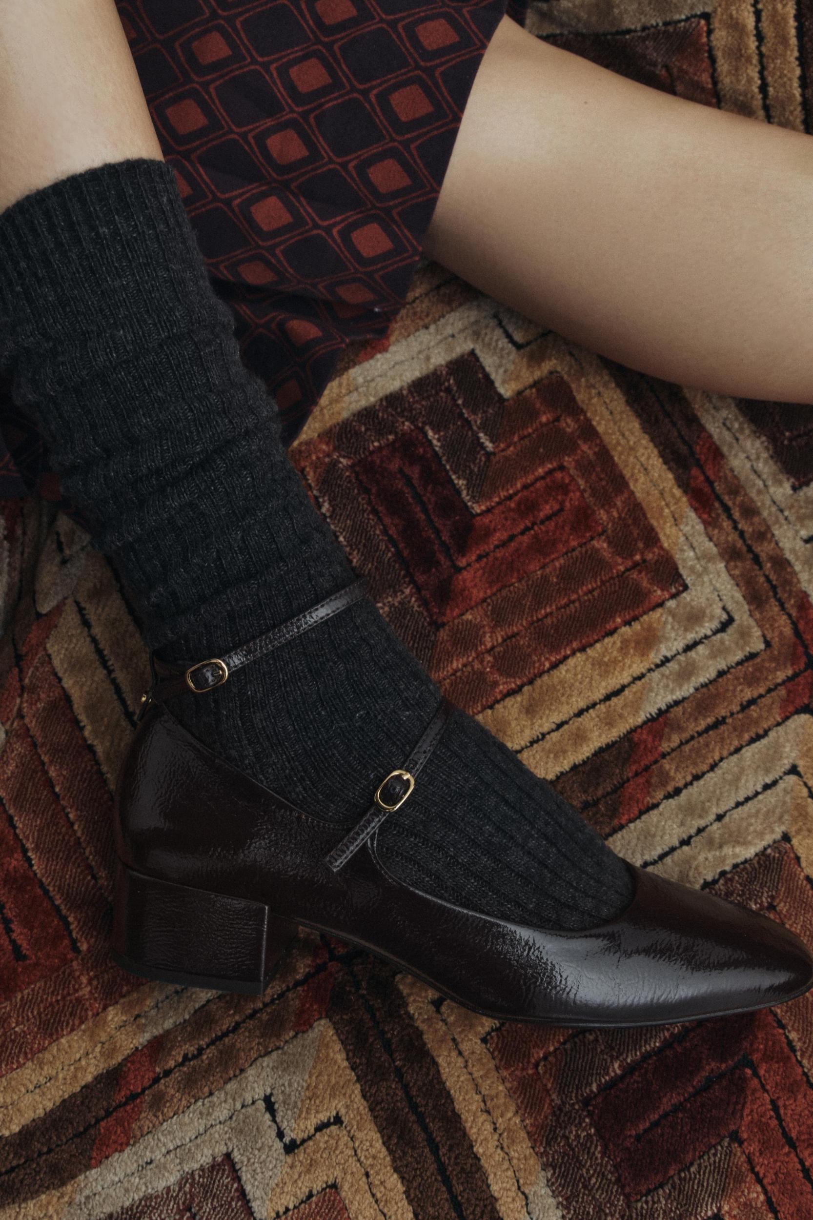DOUBLE ANKLE STRAP HEELED SHOES Product Image