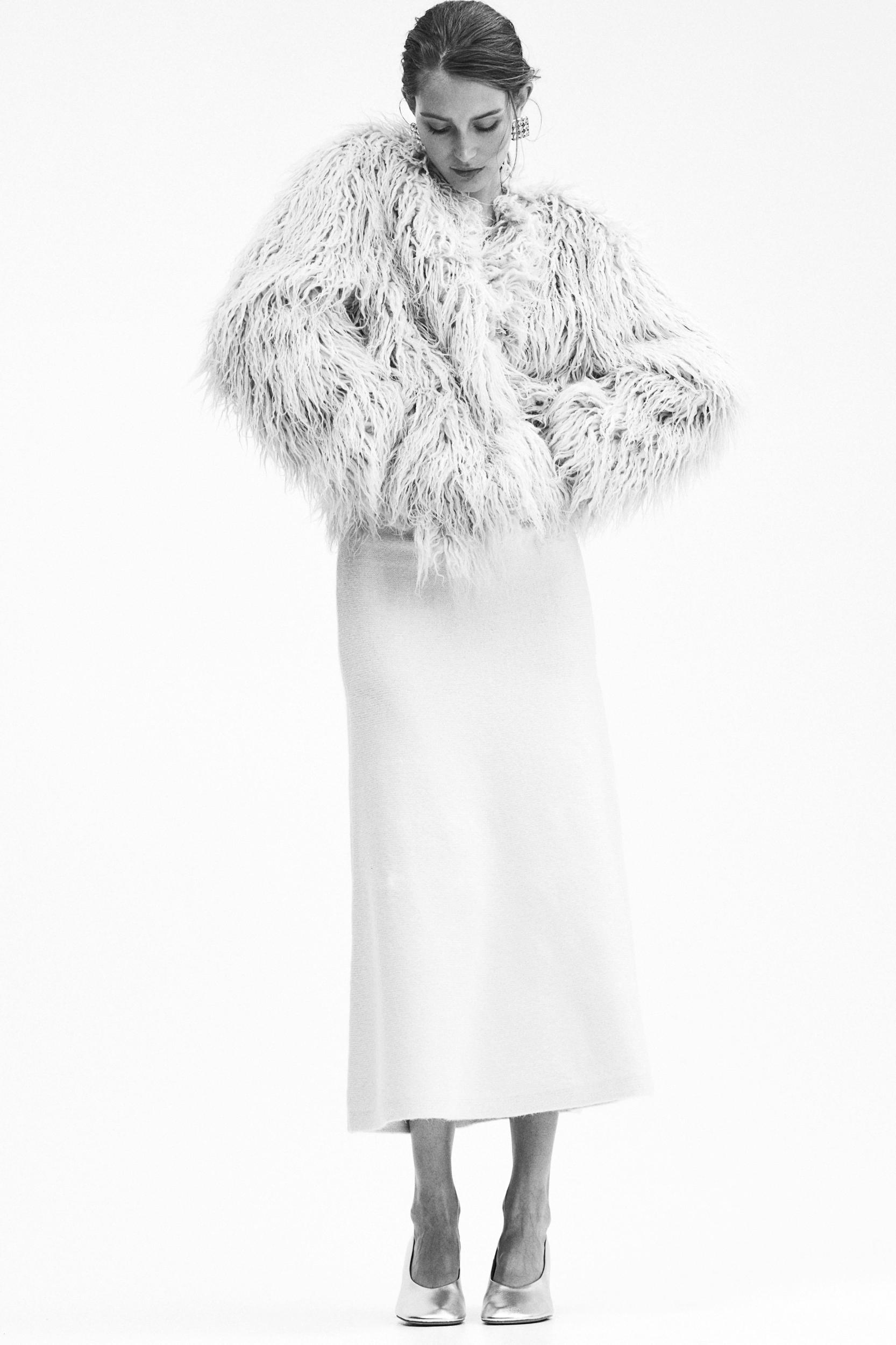 Flared Knit Skirt Product Image