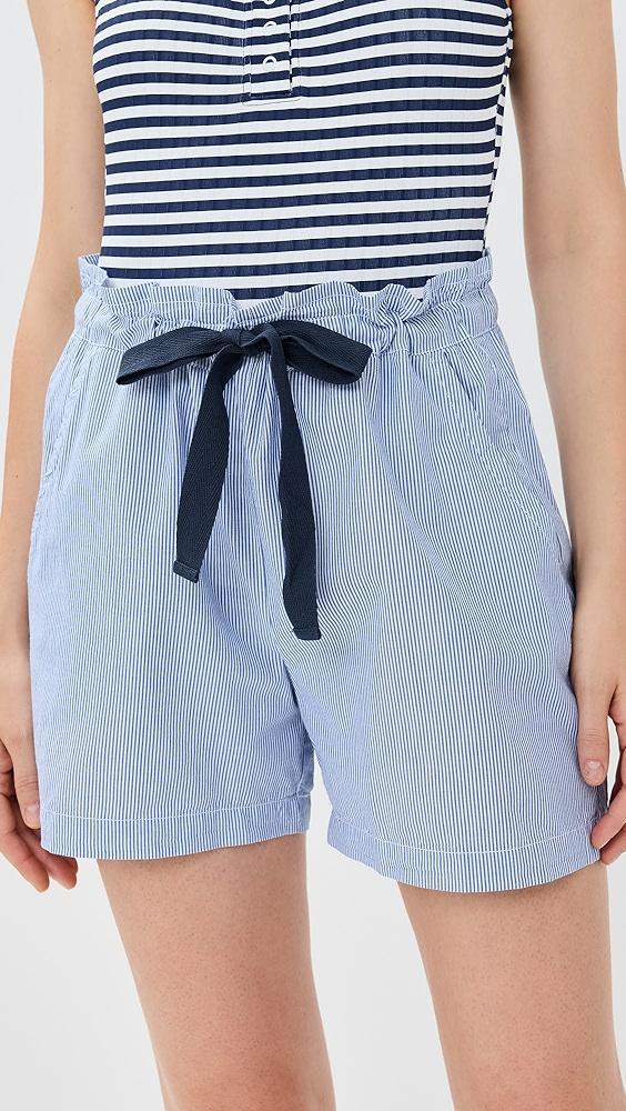 Stateside Pinstripe Paperbag Shorts | Shopbop Product Image