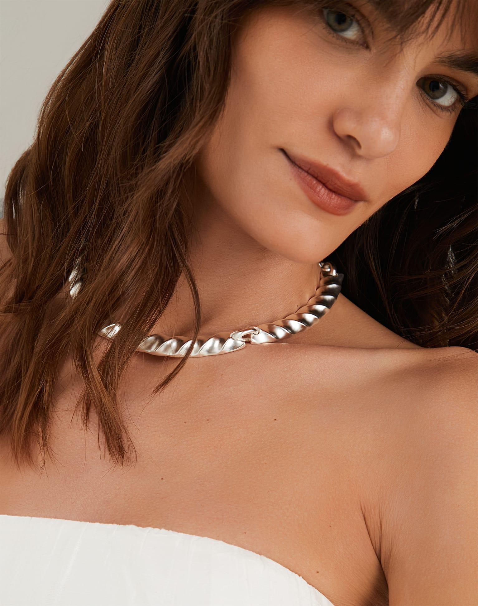 Cassi Choker - Silver Product Image