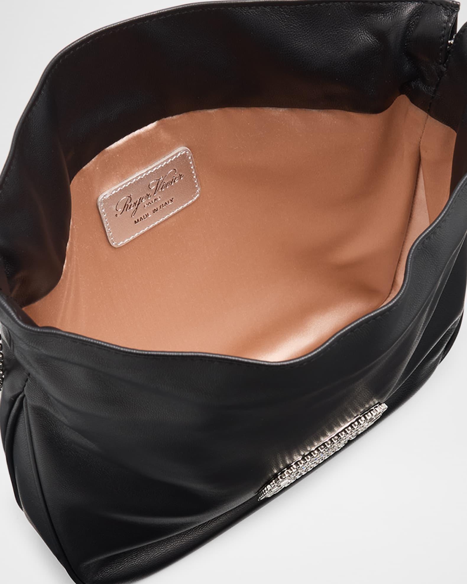 Mini Crystal Buckle Nappa Leather Pouch Bag Product Image