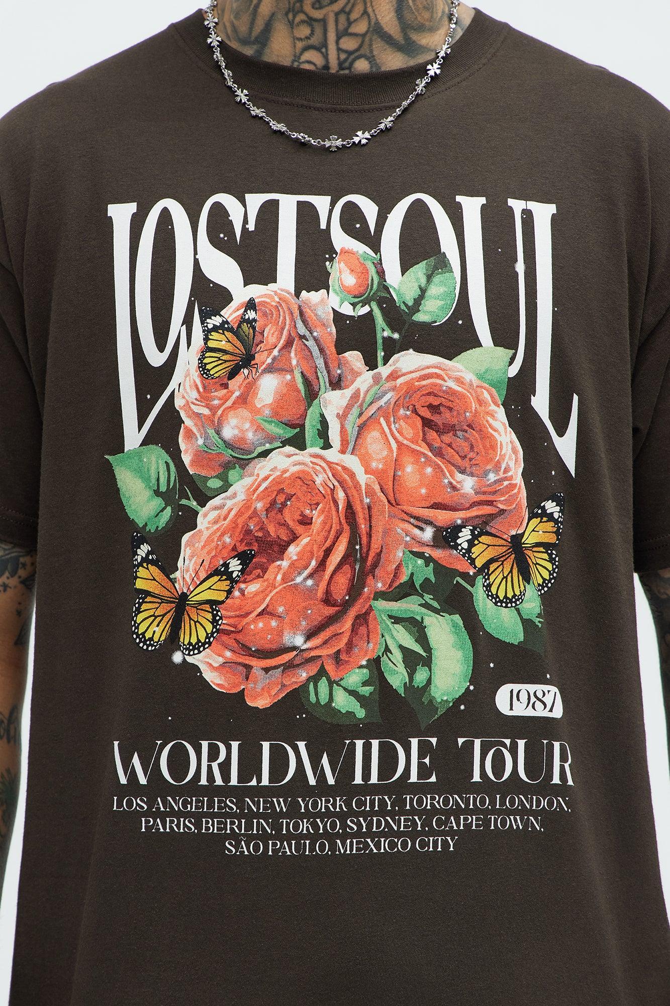 Lost Soul 1987 Short Sleeve Tee - Brown Product Image