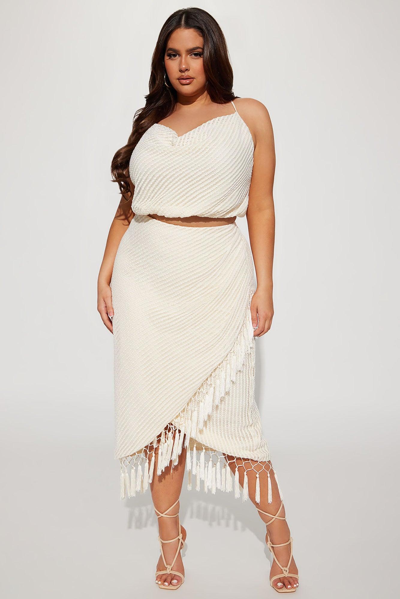 Next Vacation Skirt Set - Cream Product Image
