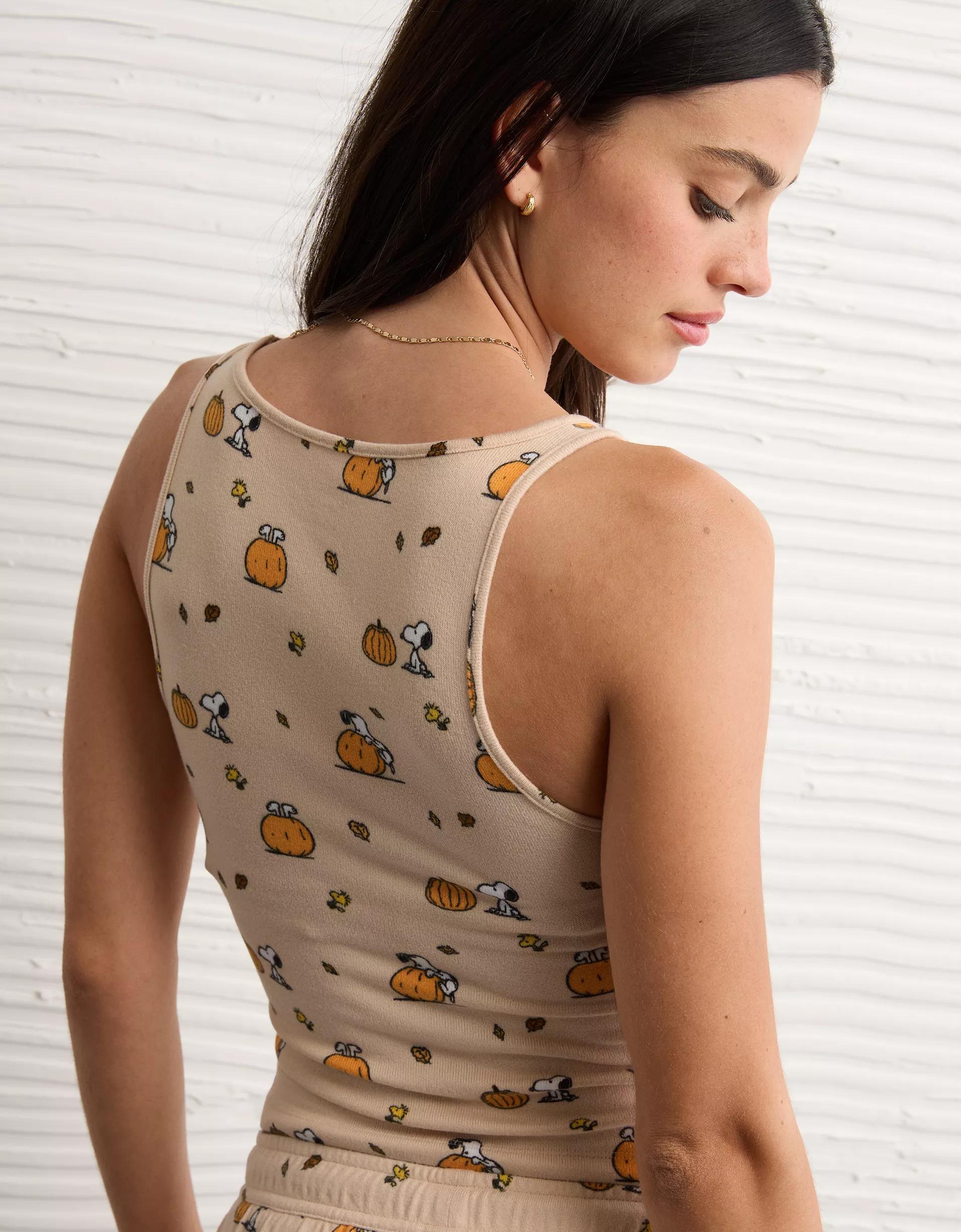 AE Luxe Plush Snoopy Halloween PJ Set Product Image