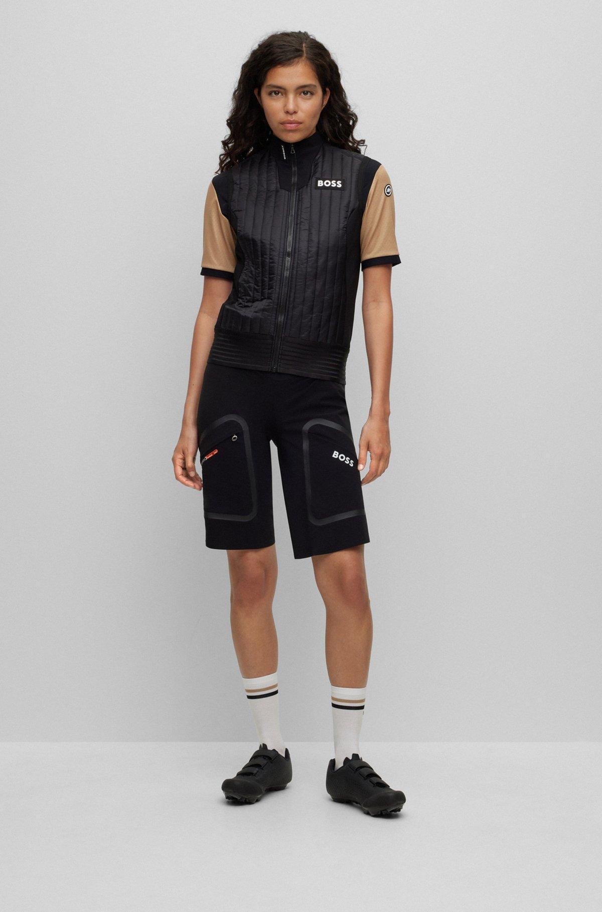 BOSS - BOSS x ASSOS insulated gilet in water-repellent material - Black Product Image
