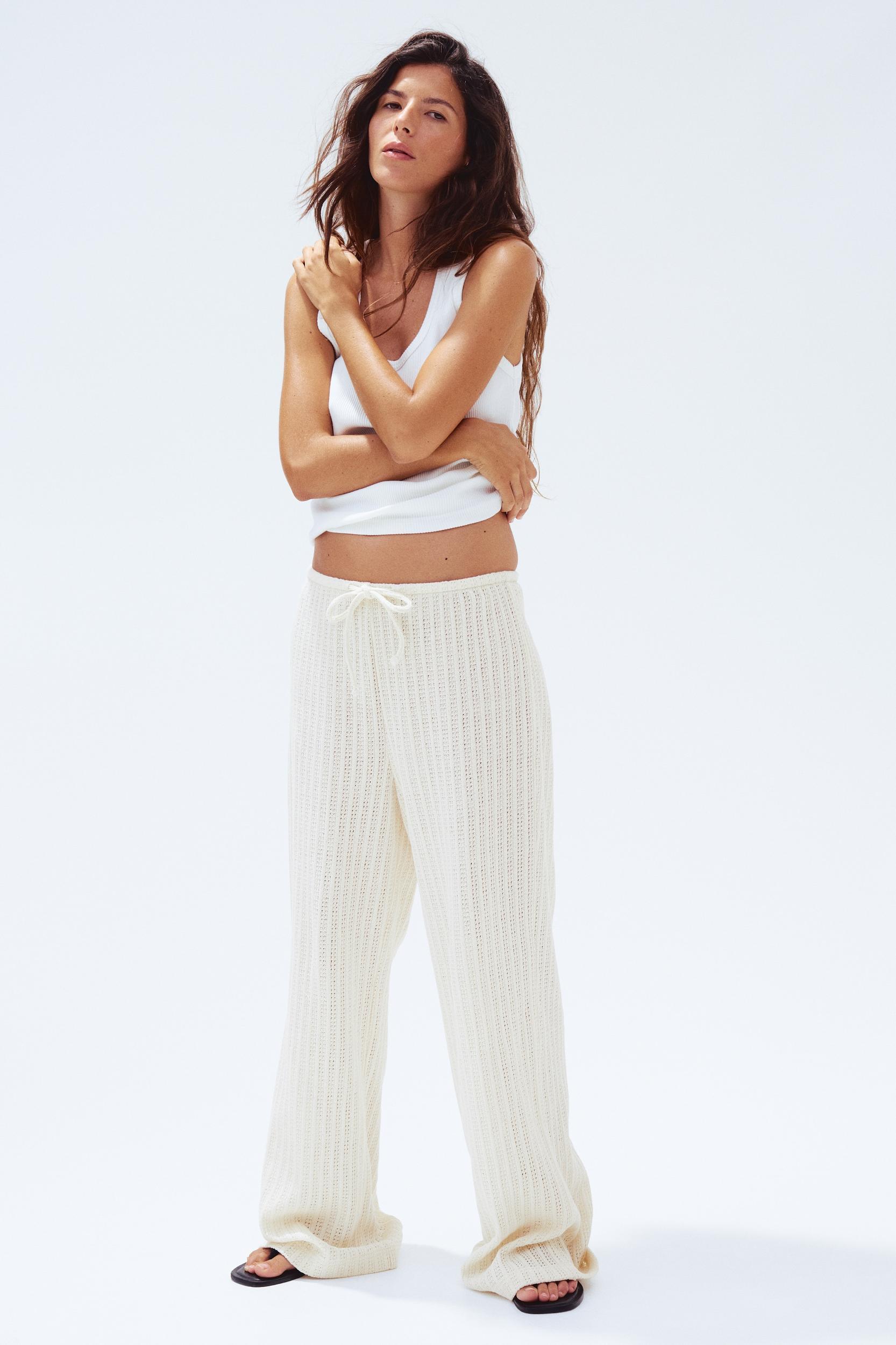 Textured-Knit Pants Product Image