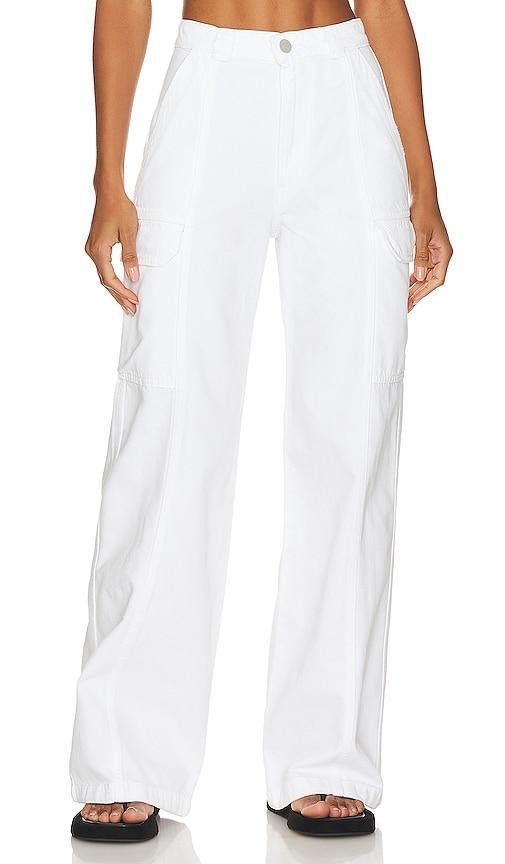 Womens High-Rise Wide-Leg Cargo Pants Product Image