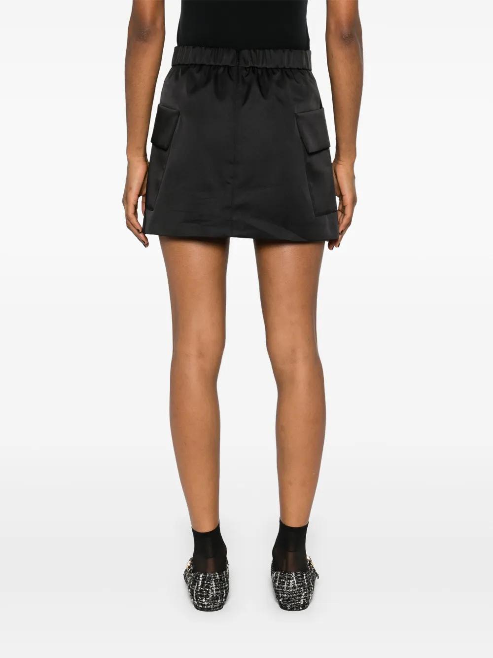 satin mini skirt Product Image