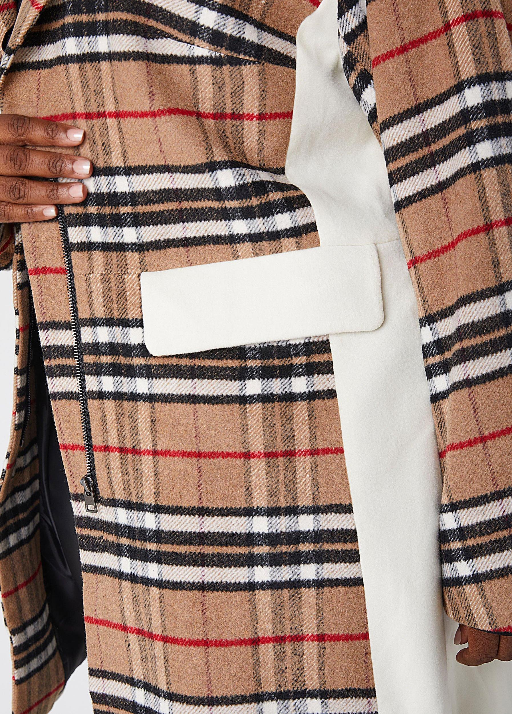 Plaid Flannel Coat Product Image