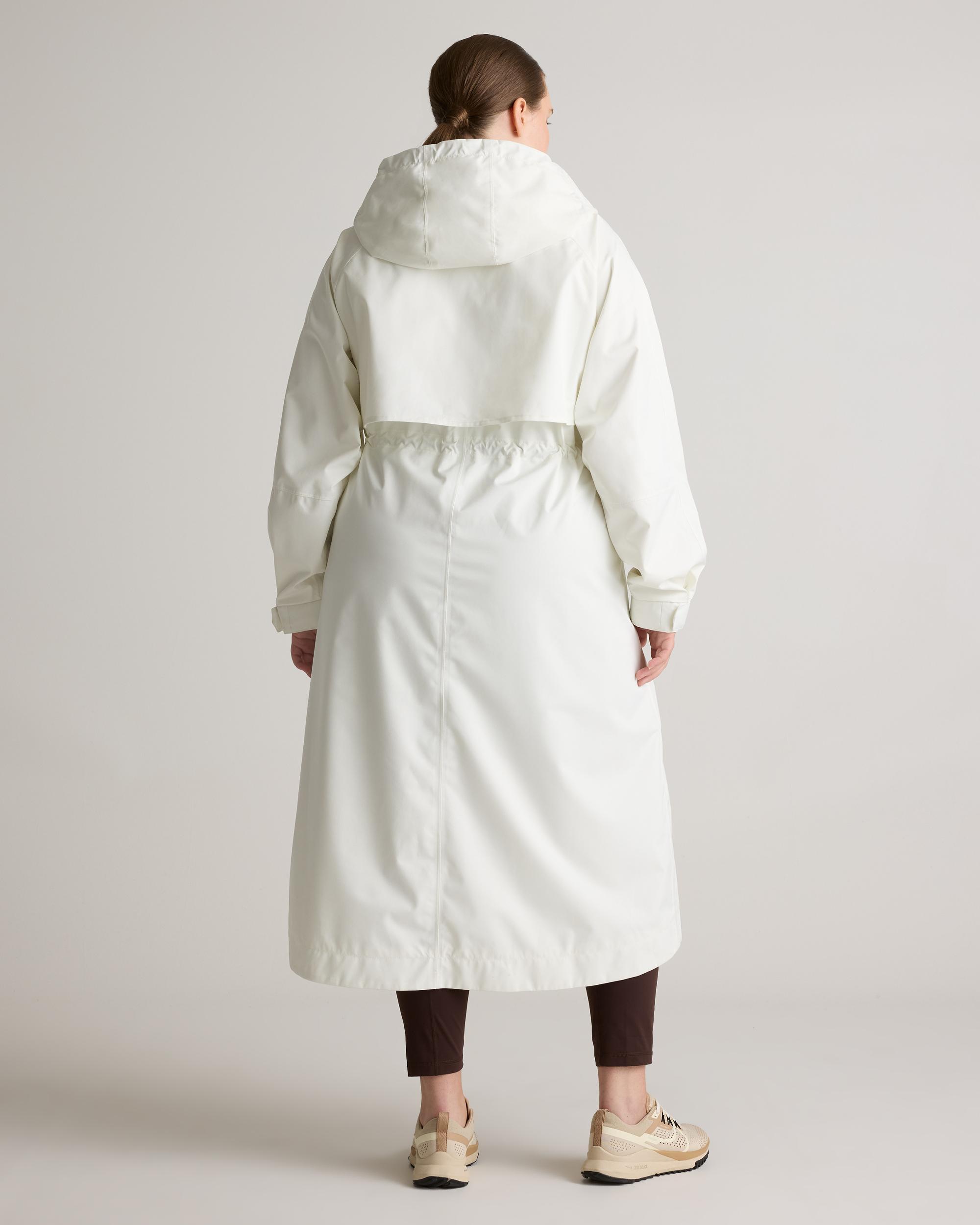 Quince | Women's Weatherproof Rain Trench Coat Size XS, Polyester/Recycled Polyester Blend Product Image