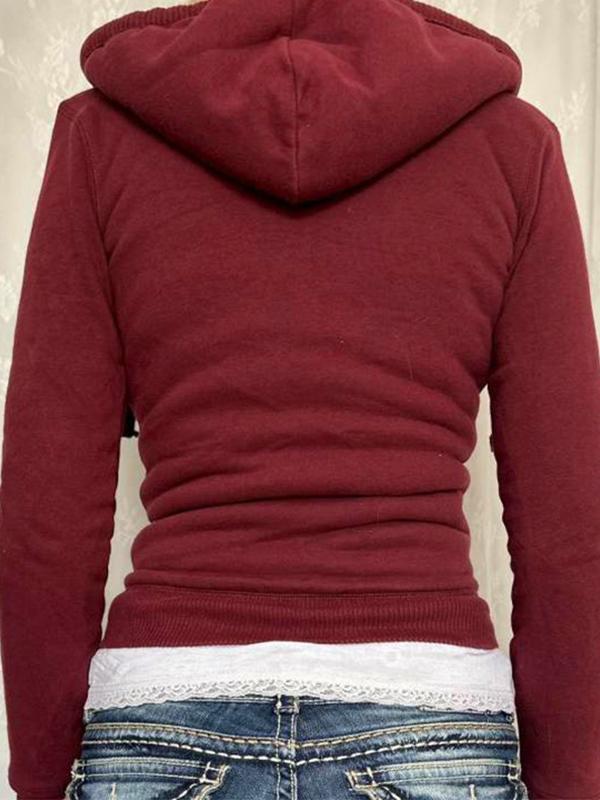 Digital Print Fur Oversized Hoodie Product Image