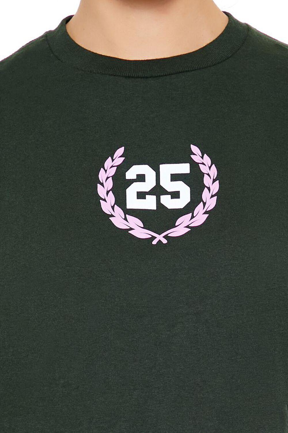25 Graphic Cropped Tee | Forever 21 Product Image