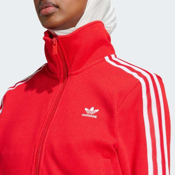 adidas Adicolor Knit Top Mineral Green XS Womens Product Image