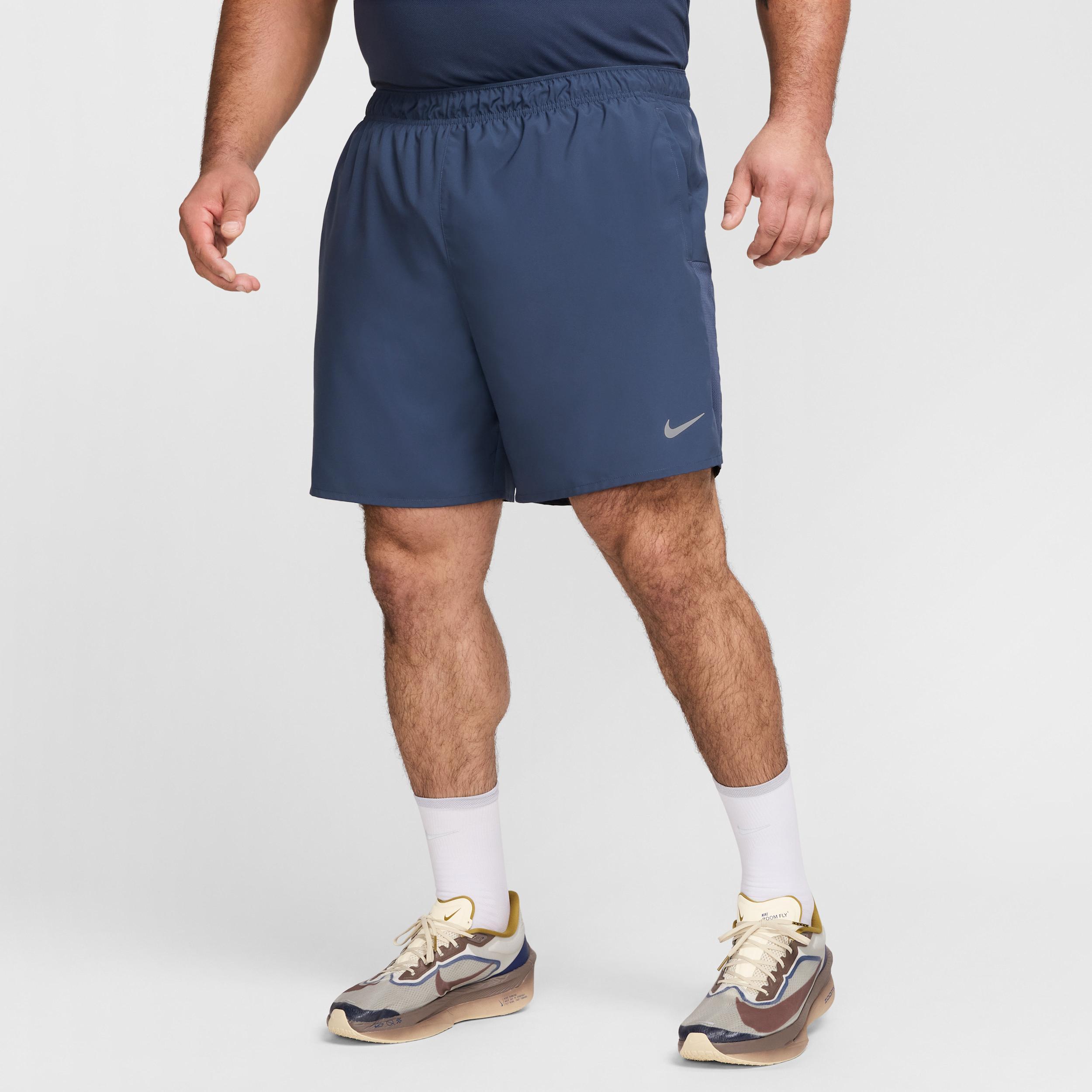 Men's Nike Dri-FIT Challenger 7-in. Brief-Lined Running Shorts, Size: Large, Thunder Blue Product Image