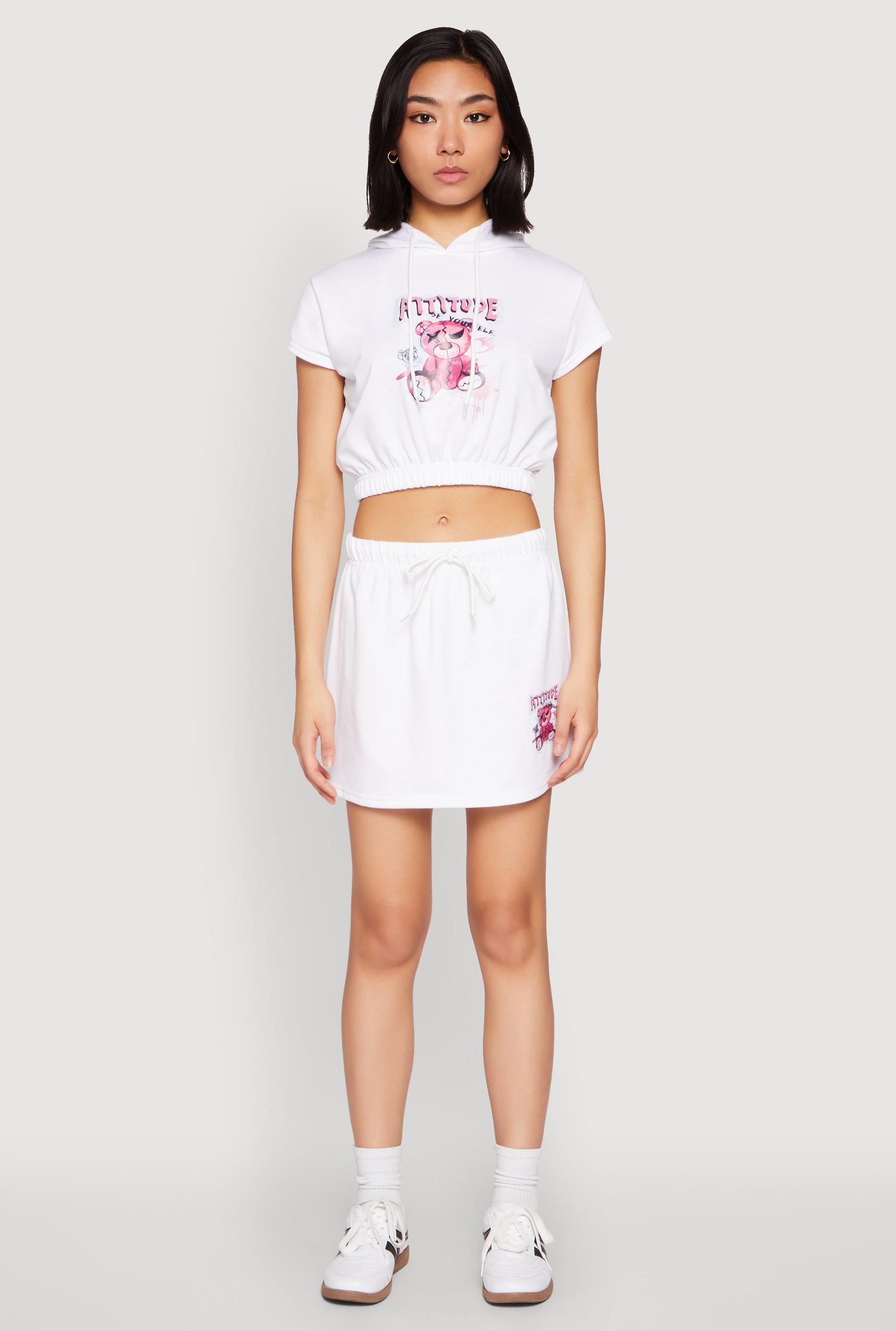 Womens Attitude Be Yourself Mini Skirt Product Image